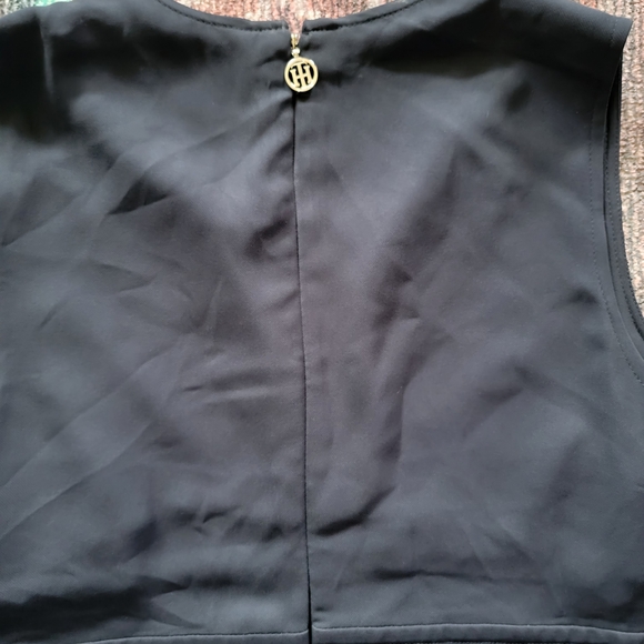 Tommy Hilfiger Sleeveless Black Utility Dress with Front Pockets Size 8 - Picture 7 of 10